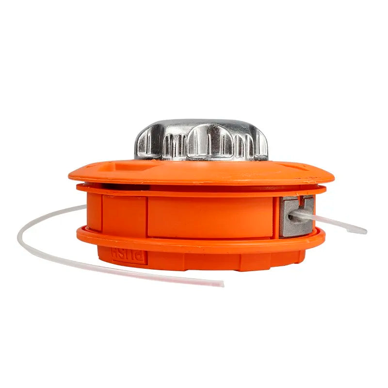 CMCP M10 Aluminum Nylon Brush Mower Bump Spool Grass Trimmer 2 Lines Cutter Head Thread Line String Saw Gasoline Brush Cutter