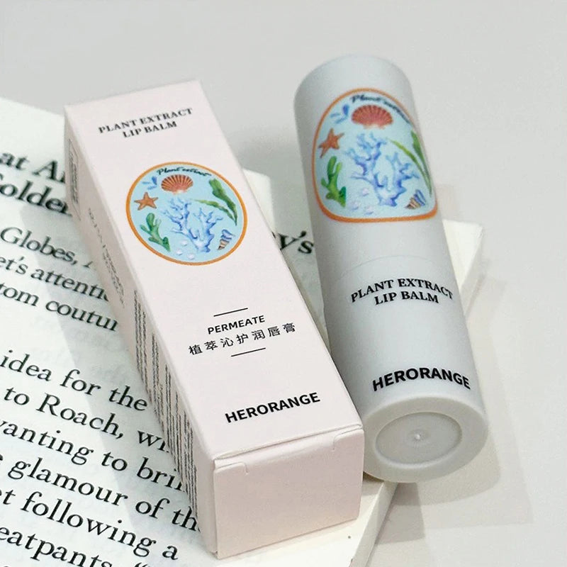 Clear Jelly Lip Balm - Shell-Shaped Hydrating Lip Oil & Makeup Base