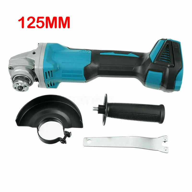 125mm Grinder Power Tool Polishing Cutting Machine For Makita 18V Battery Brushless Angle Grinder Cordless Electric Angle