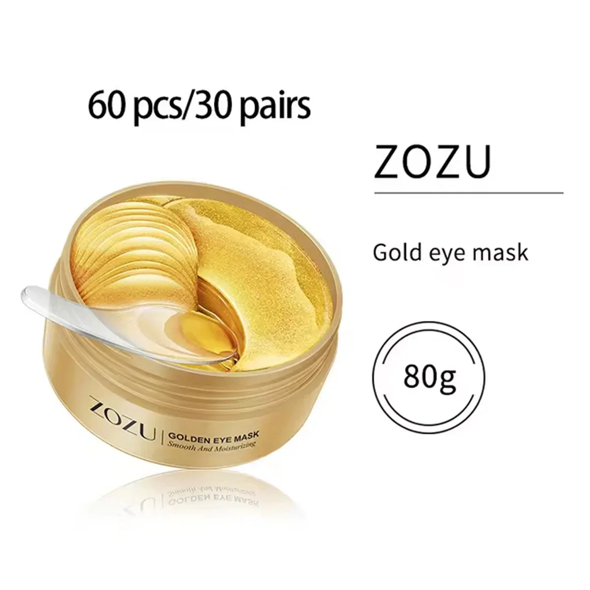 60PCS/120 PCS Eye Mask Avocado Gold Moisturize Firming Improve Eye Bags Eye Patches Anti Wrinkle Eye Patches for Dark Circles