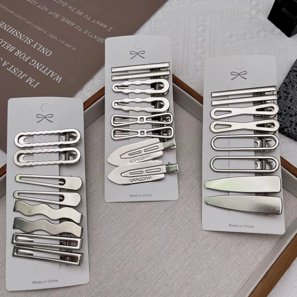 Women Metal Y2K Hair Clips Exquisite Duckbill Clip Girls Hairpins Side Bangs Barrettes Hairclip Girls Fashion Hair Accessories