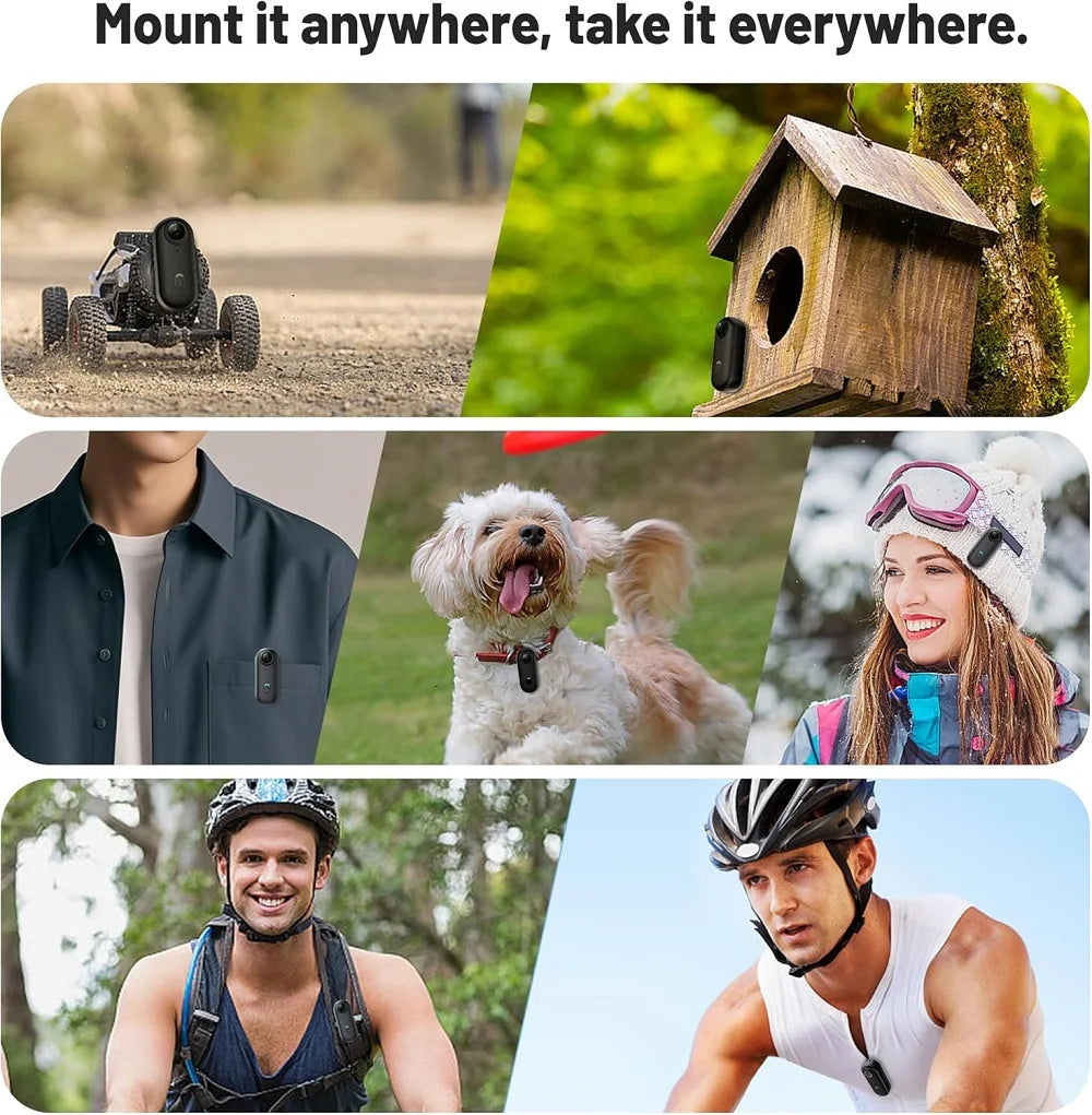 POV 4K Magnetic Body Cam — Wireless Vlogging Action Camera