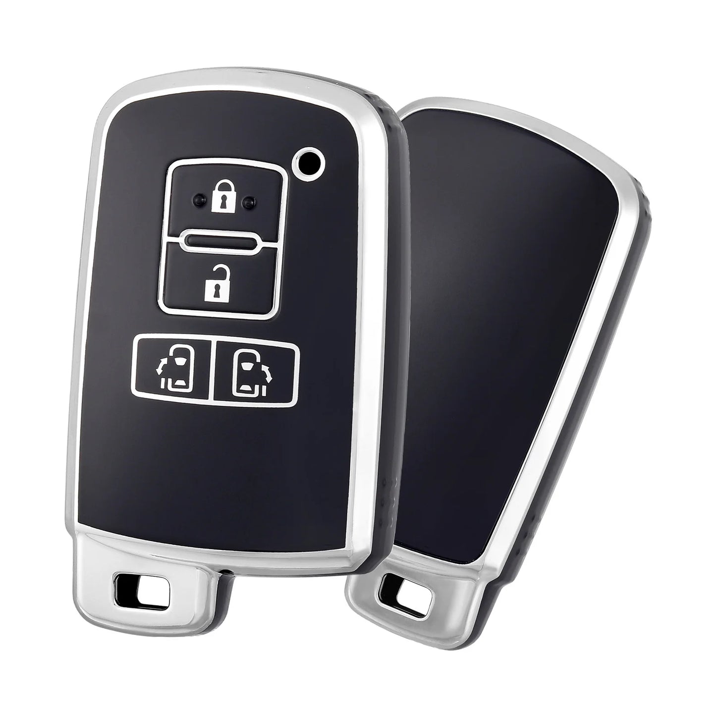 TPU Car Key Cases for Toyota Alpard Vellfire HV Noah Voxy Esquire Sienta 4 Buttons Smart Remote Fobs Protector Cover