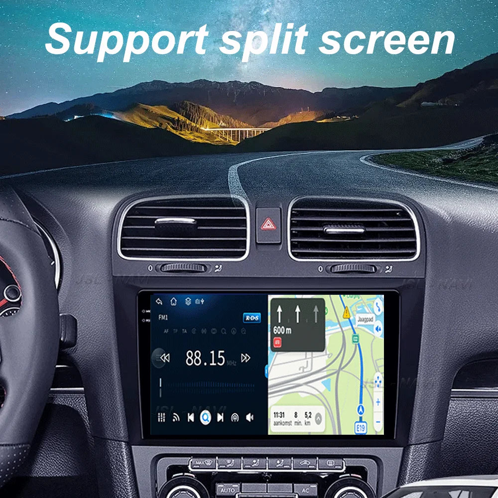 Car Stereo with Apple CarPlay & Android Auto, Compatible with VW Golf 6 MK6 & GTI