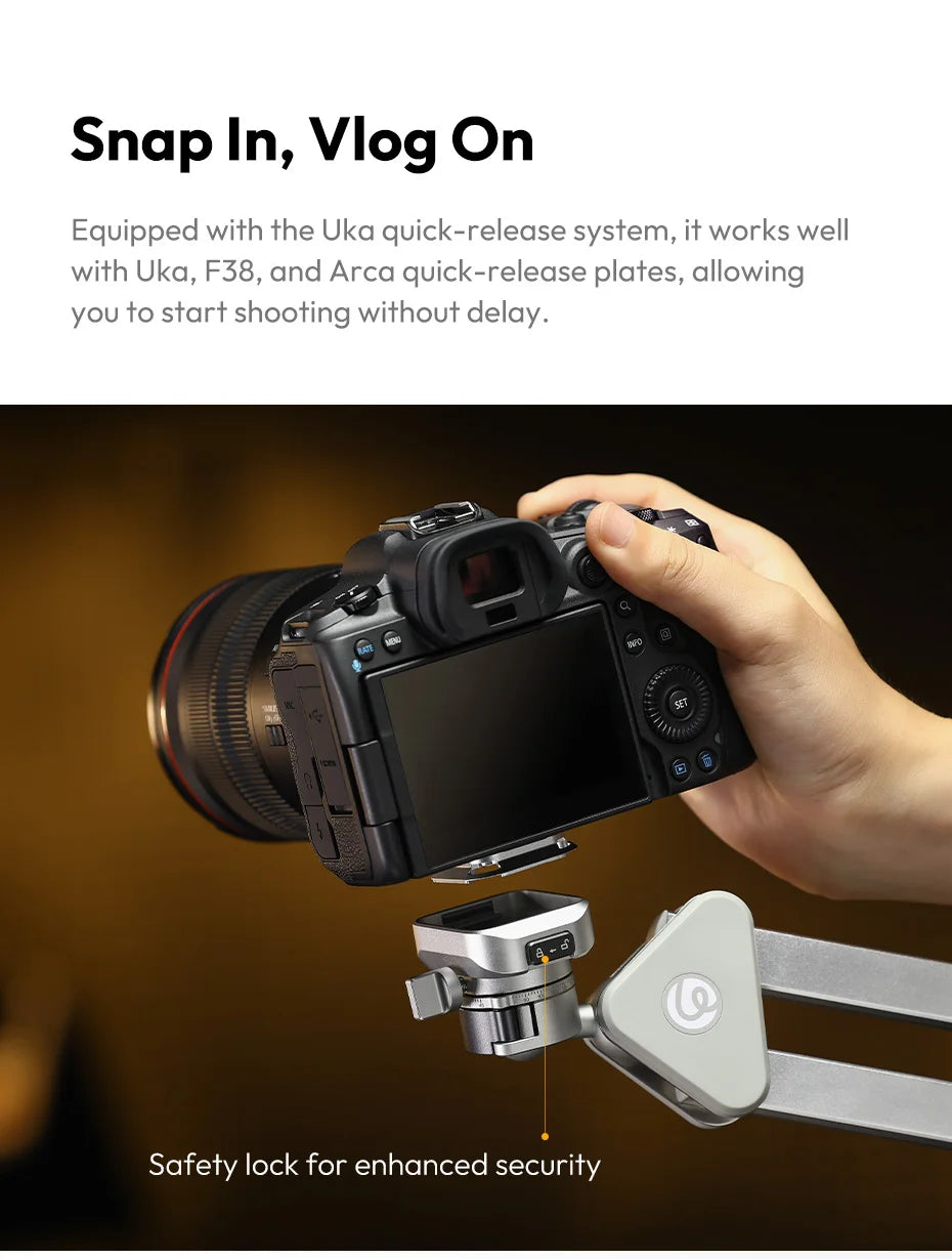 Original Ulanzi TH04 Dragon Camera Overhead Mount  Phone SLR Microphone Cantilever Bracket  Desktop Shooting Live Streaming