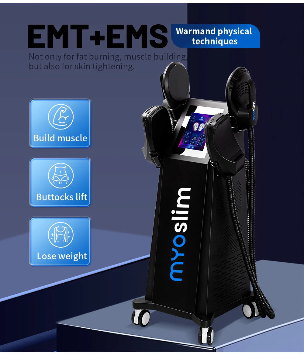 Ems Neo RF Body Sculpting Machine Nova Muscle Building Fat Burning Weight Loss Muscle Stimulation Equipment for Fitness