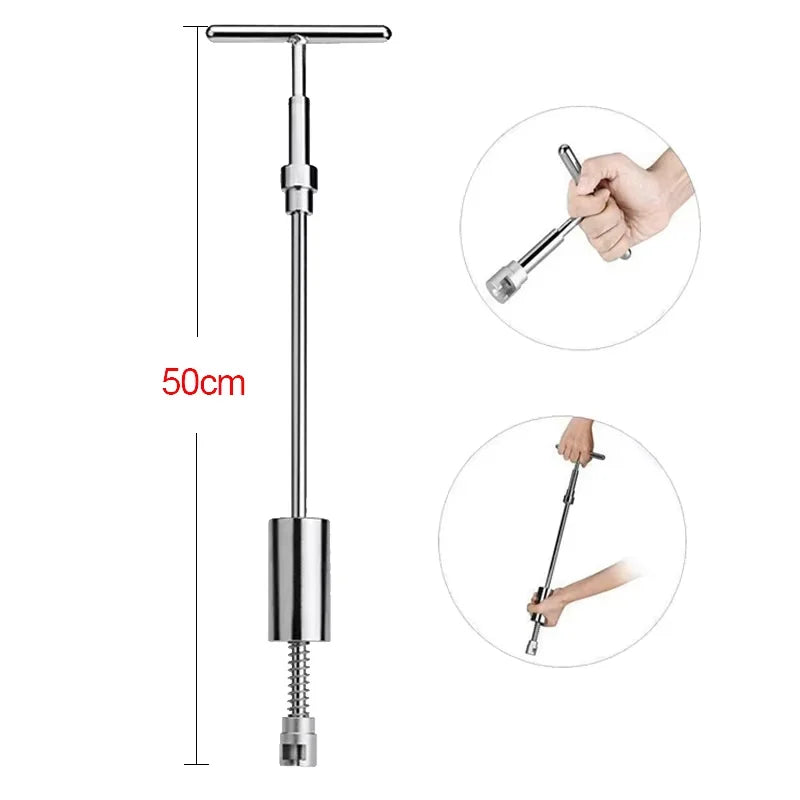 Auto Paintless Dent Repair Kit – Car Body Dent Removal Tool Set with T-Bar Puller & Glue Gun