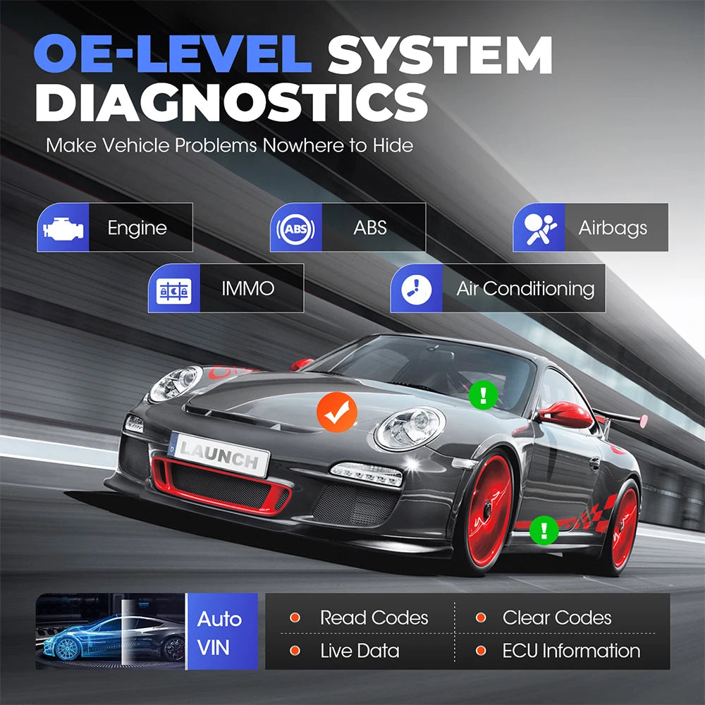 LAUNCH X431 CRP919X BT Diagnostic Tools Obd2 Scanner Automotive Code Reader ECU Coding Diagnosis obd Scan 2026 New Version
