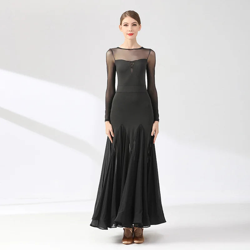 Women's waltz ballroom performance dress