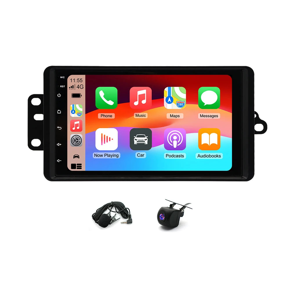 7inch Android 13 Touch Screen Car Stereo Radio 2+64GB GPS Navigation For Chevy Silverado 1500/2500/3500 2003-2006 Tahoe 2003-2006 GMC Sierra 1500/2500/3500 2003-2006 Yukon 2004-2006 Support CarPlay Backup Camera Bluetooth AHD