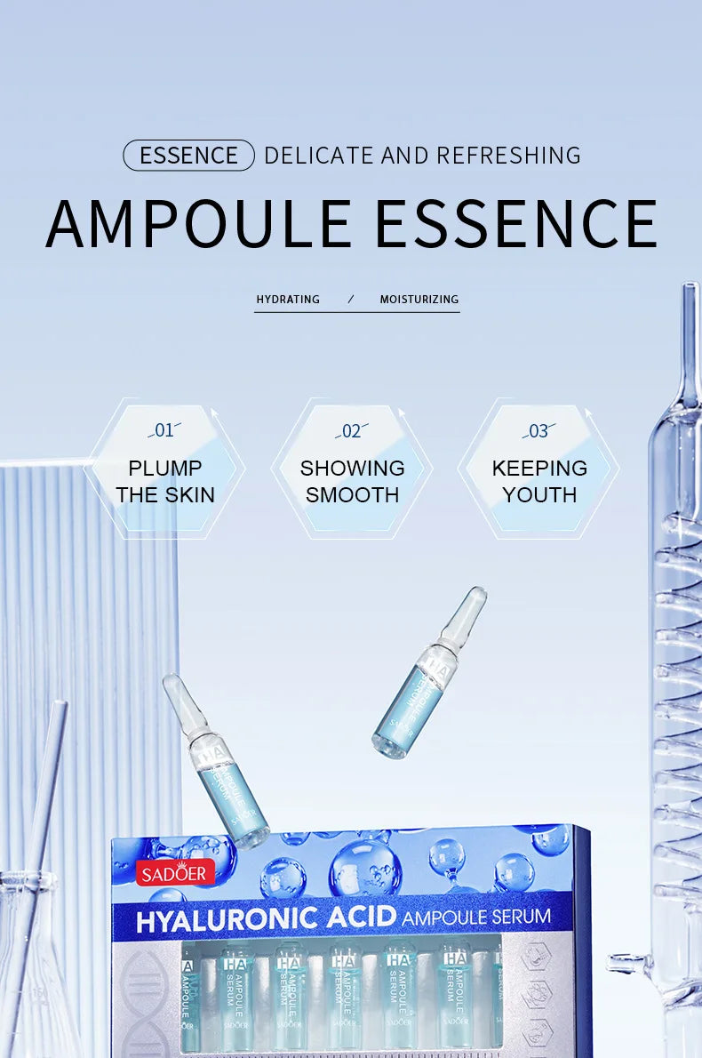Vitamin C Face Whitening Serum Dark Spots Freckles Removal Hyaluronic Pore Minimizer Anti Aging Wrinkle Remove Golder Essence