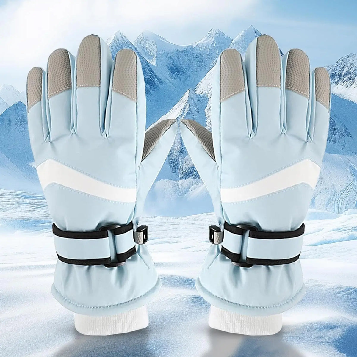 Kids Heavy-Duty Ski Gloves - Windproof Winter Sports Gloves - photo 9