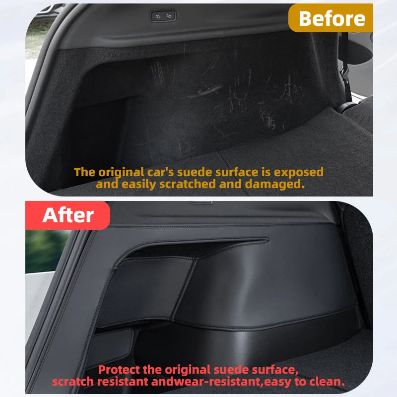 For Tesla Model Y Juniper 2026 Rear Trunk Side Anti-Kick Pad Full Coverage Protection Kit Car Anti-dirty Pad Accessorie