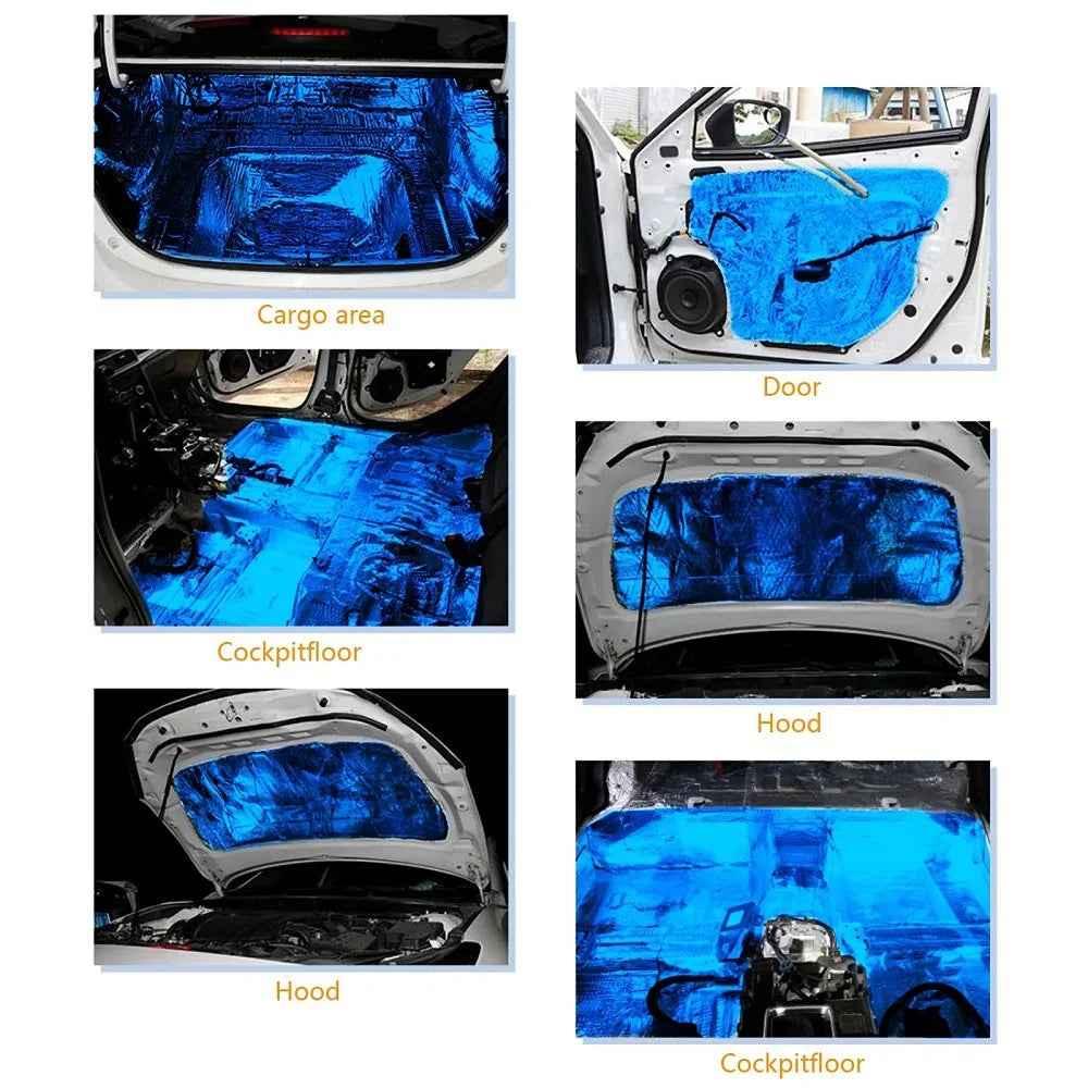 Self-Adhesive Car Thermal and Acoustic Insulation Foil Pads - view 4