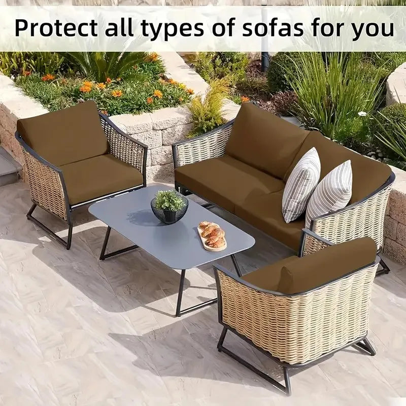 Elastic Sofa Seat Cushion Cover for Furniture Protector Sofa Slipcover Pets Kids Washable Sofa Cushion Case Removable Livingroom