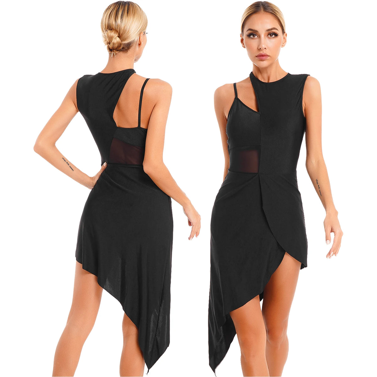 Women's sleeveless ballet lyrical dance dress