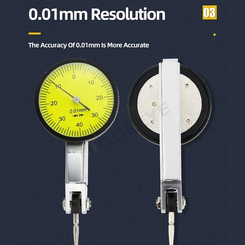 Lever Dial Indicator Magnetic Holder Measuring Probes Indicator Stand Magnetic Base Comparator Watch Tools Micrometer Dial Gauge