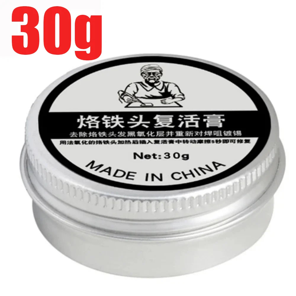 150-6G Soldering Iron Head Resurrection Paste Iron Tip Refresher Solder Cream Non-stick Tin Repair Tool Iron Head Cleaning Paste