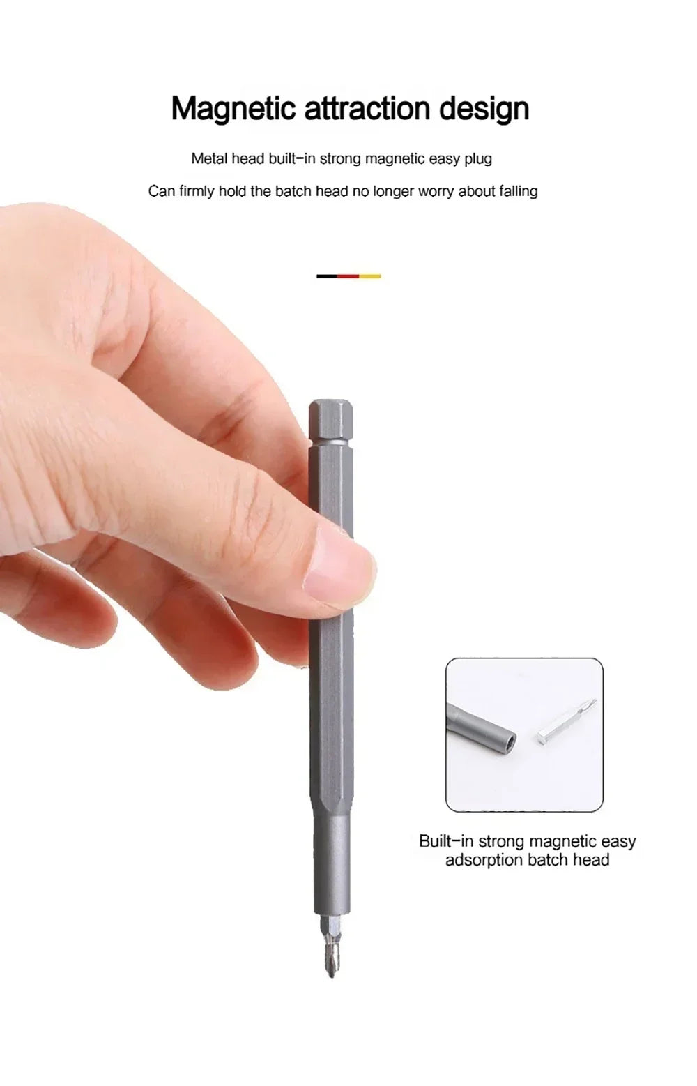 25 in 1 Precision Screwdriver Set Screw Driver Se Hexagonal Flat Head Magnetic Screwdriver Head for Car Computer Phone Home Use