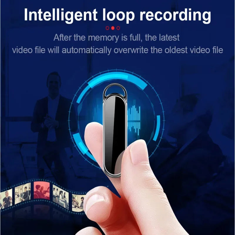 1080P Wearable Video & Voice Recorder — Portable DV Dictaphone