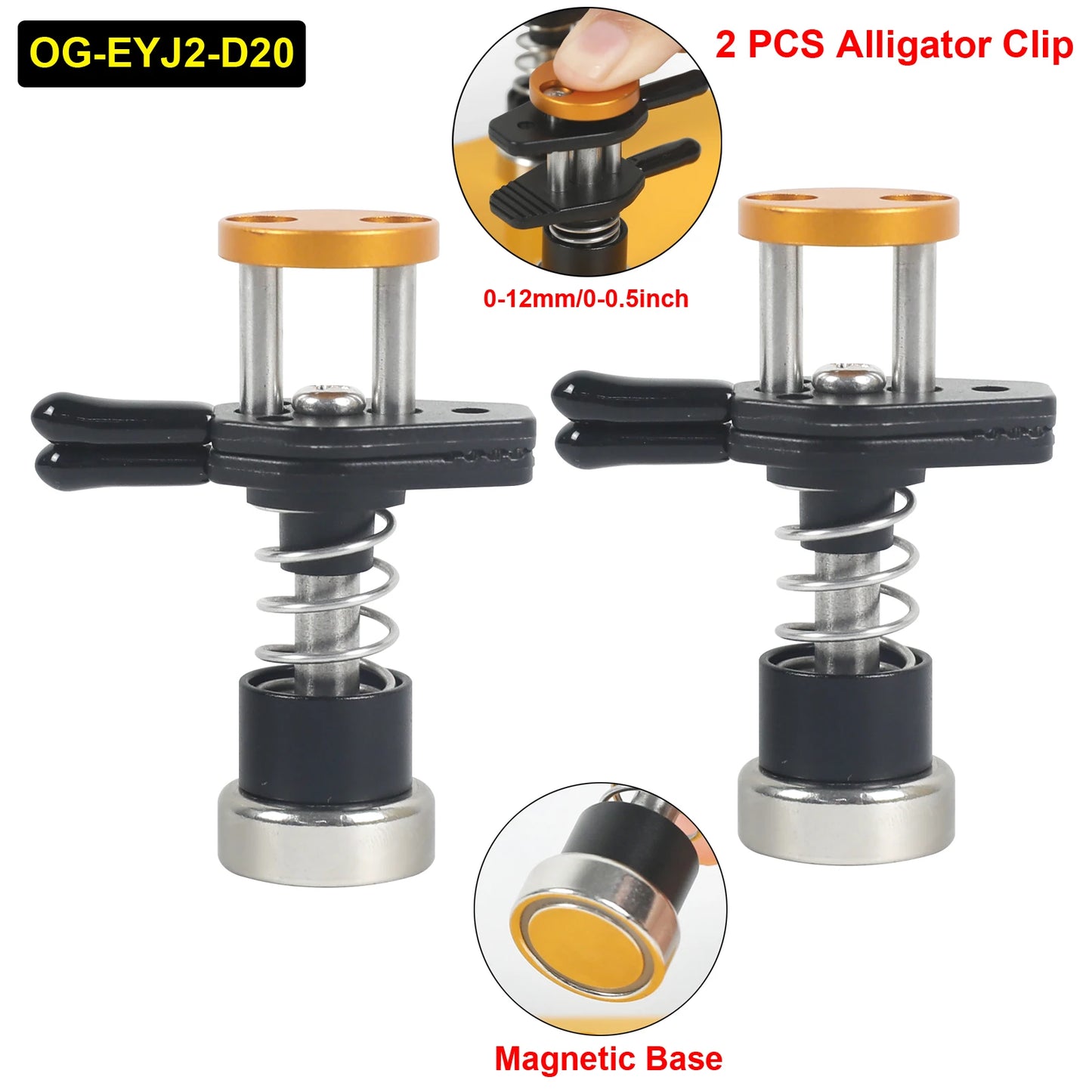 Toolour Magnetic Helping Hands Soldering Tool Press Adjust Distance PCB Clip Solder Wire Holder for Soldering/Electronics Repair