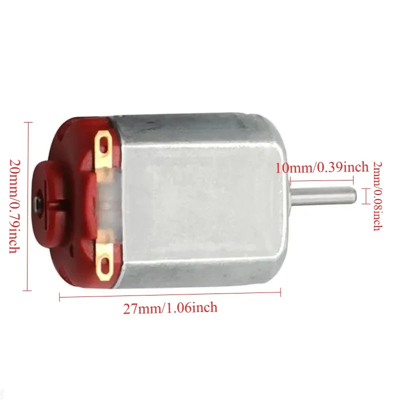 3/6/10PC General 130 DC Motor Micro DC3-6V 5000-10000RPM Engine for Miniature Electric Motor Four-wheel Motor Small DIY Toys