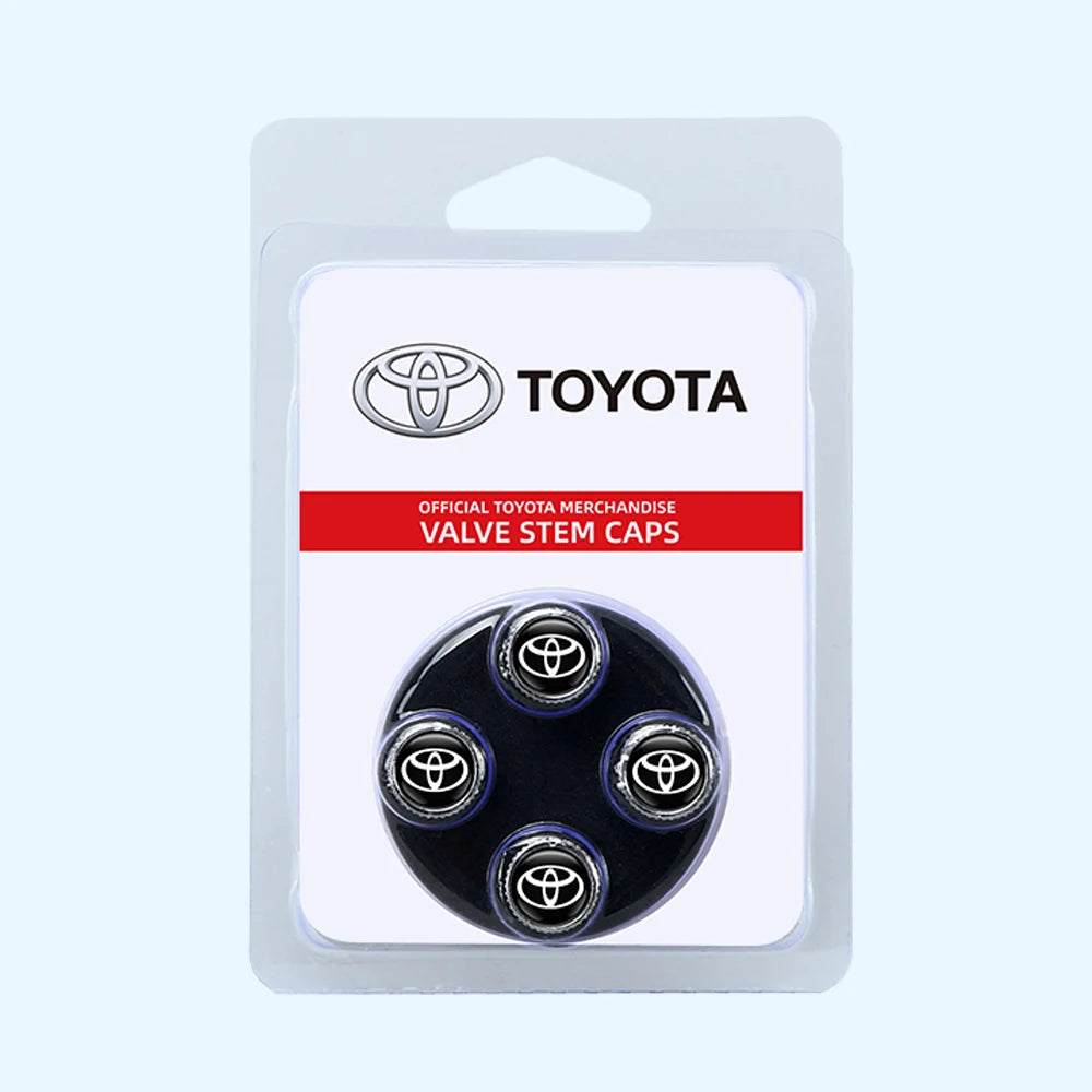 Car Wheel Stem Air Valve Cap Tire Dust Cover for Toyota Corolla Yaris Gazoo Racing Chr Auris Rav4 Prius Prado Crown