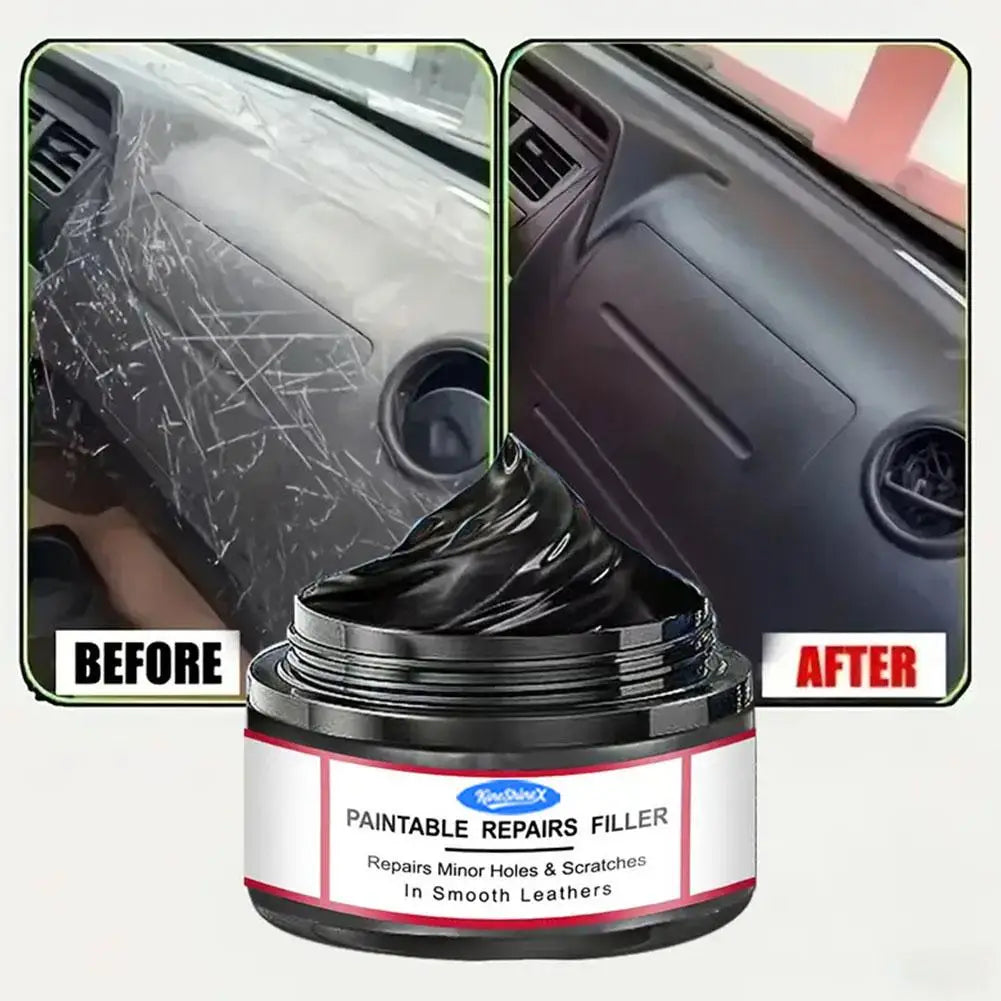 Car Interior Scratch Repair Cream — Plastic & Dashboard Polish