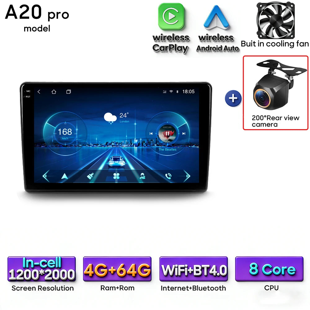 Android For Citroen C4 Grand Picasso 2006 2007 2008 - 2013 Car Multimedia Player Carplay Auto Radio Video Stereo Navigation GPS