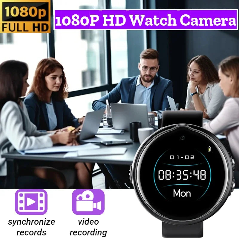3-in-1 Sports Watch Camera — 1080P Wearable Bracelet Recorder