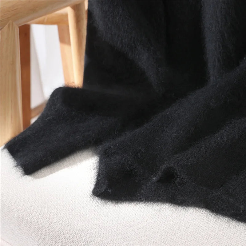 Women's Soft Knit Crew Neck Sweater, Basic Pullover