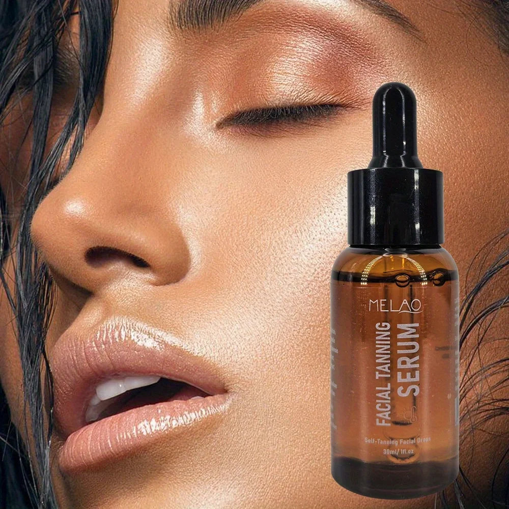 GZE Tanning Drops Gentle Moisturizing Wheat SKin Tone Liquid Bronzing For Face And Body Long Lasting Tanning Serum