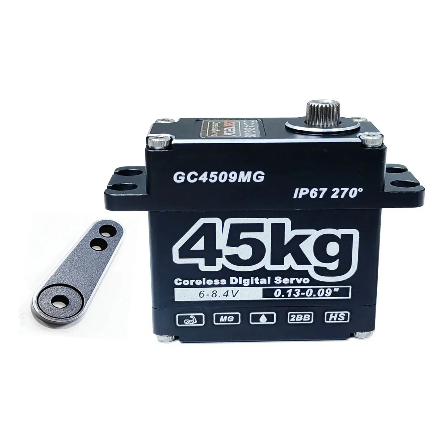 25kg 35kg 45kg RC Servo Metal Waterproof Servo For RC 1/10 1/8 Traxxas TRX4 Axial SCX10 Crawler Car Robot Truck Robot Parts