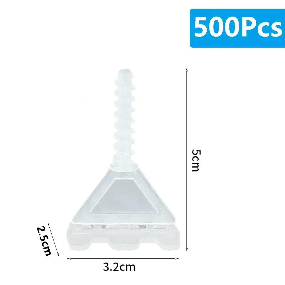 Tile Leveling System 600 Pc, Spiral Clips Spacers & Wedges
