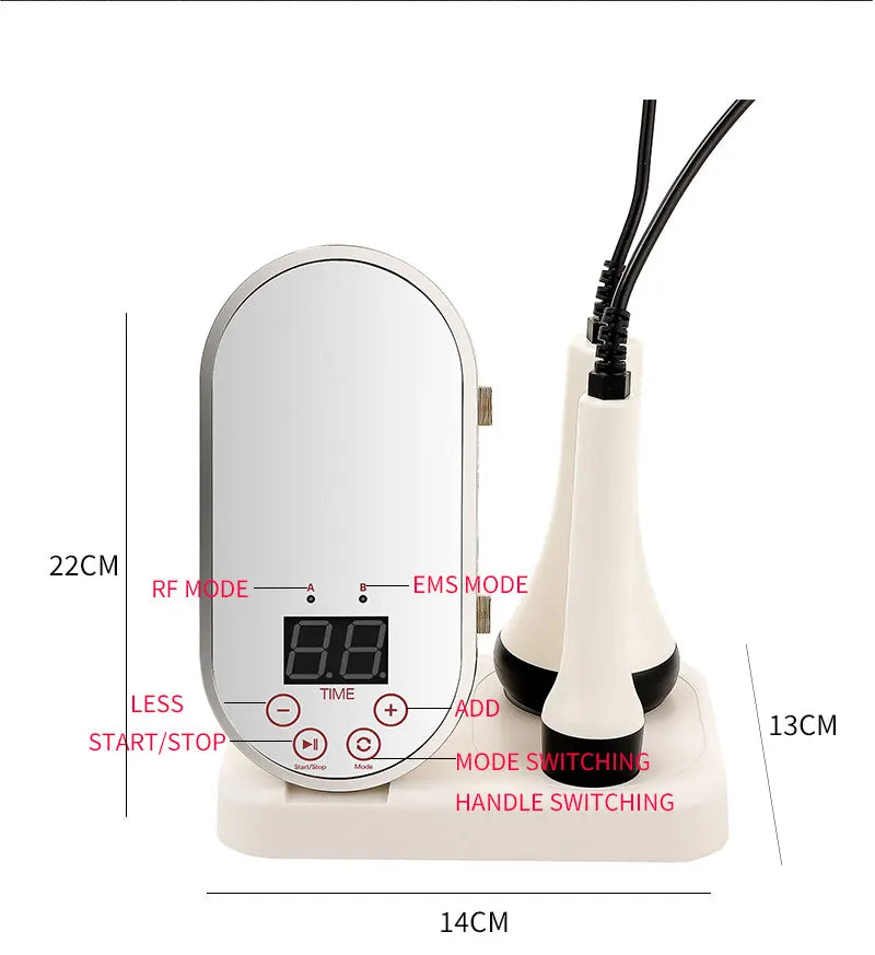 EMS Facial Body Radio Frequency Machine Skin Tightening Face Lifting RF Beauty Device Professional Home RF Skin Care Anti Aging, women