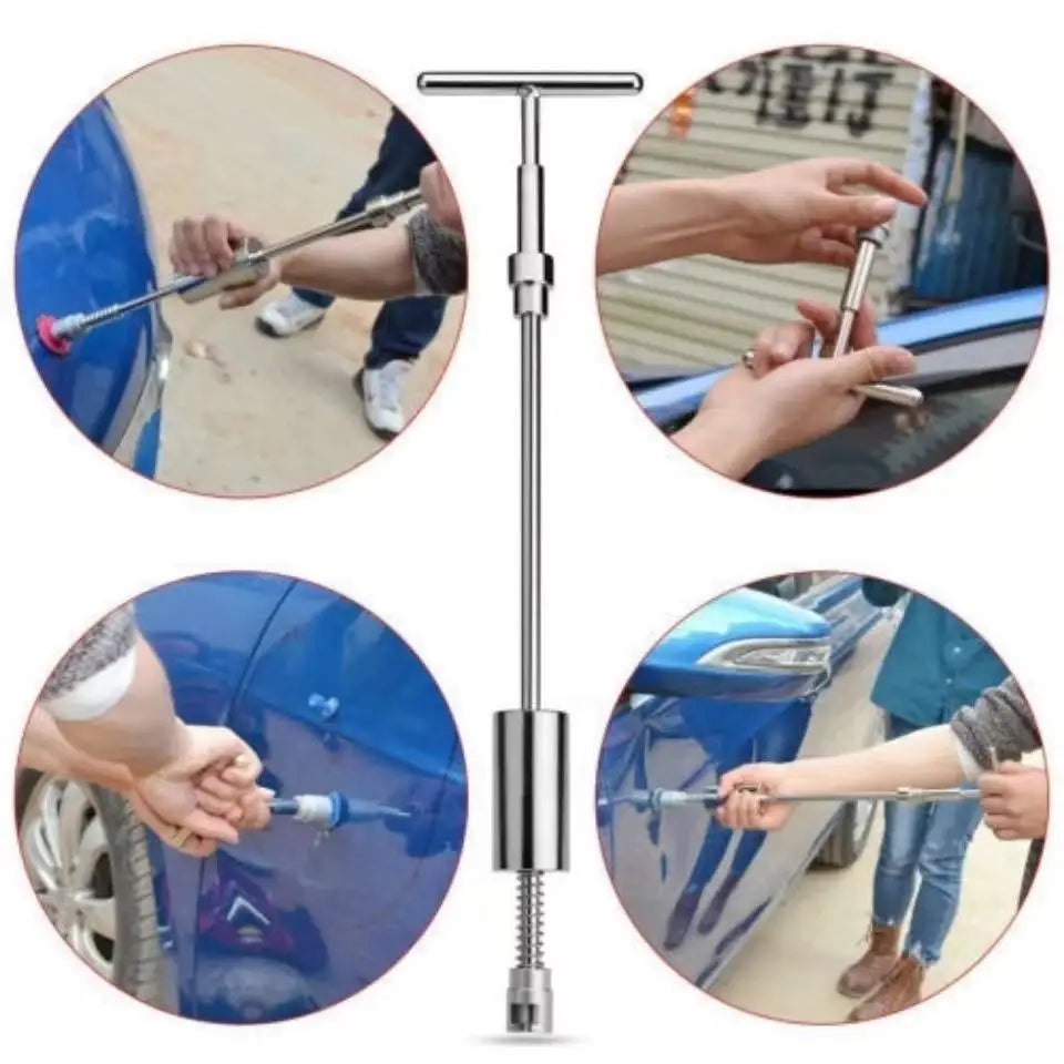 Complete Paintless Car Dent Removal Tool Set Slide Hammer T-Bar body Repair Bridge Puller Reused Tabs Puller for Car workshop