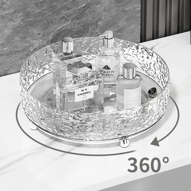 360 Rotating Countertop Organizer Tray - Spice and Makeup Storage