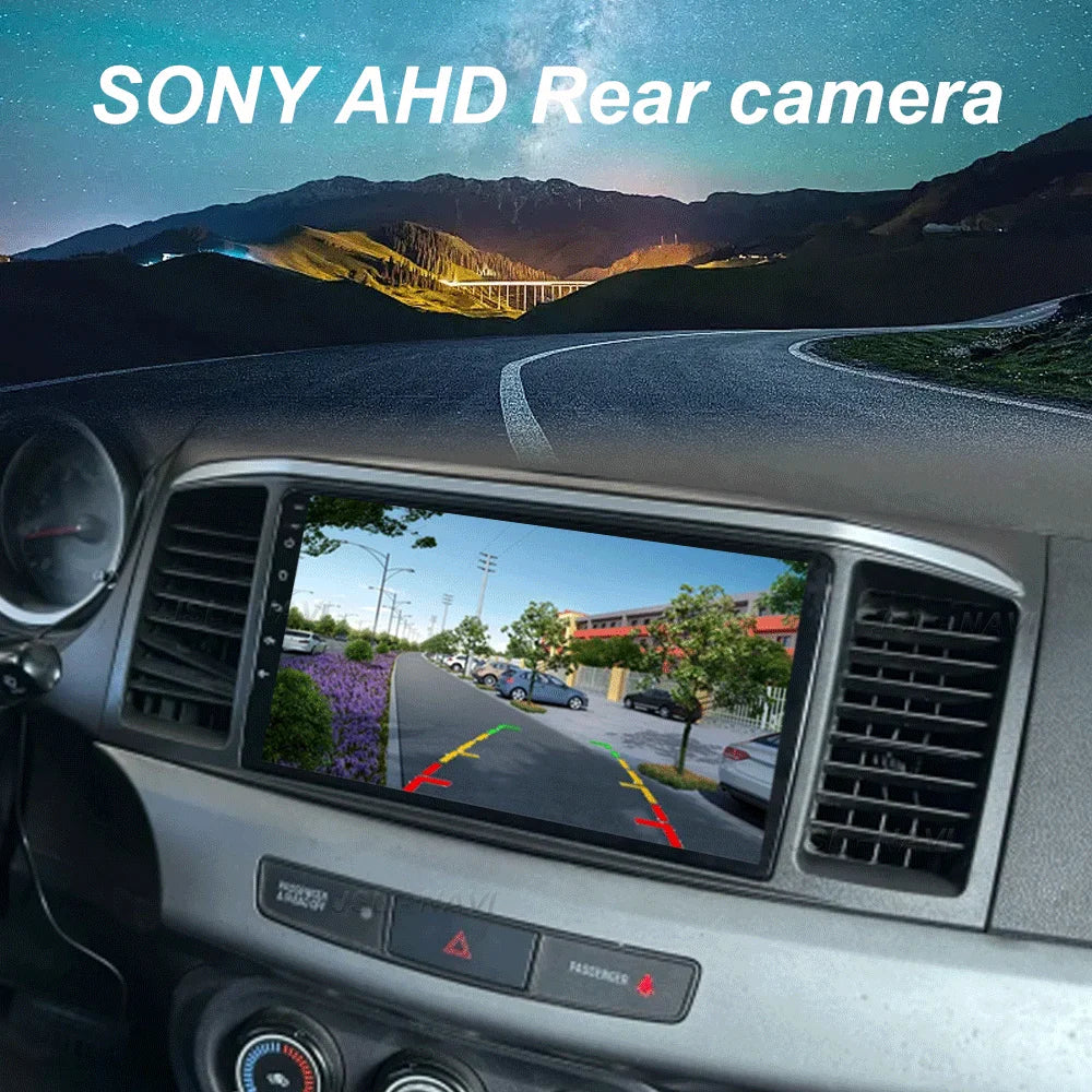 Android 16 For MITSUBISHI LANCER 9 10 X 2008 - 2016 Car Radio video Player 9Inch Stereo Audio GPS Player Carplay Auto Screen