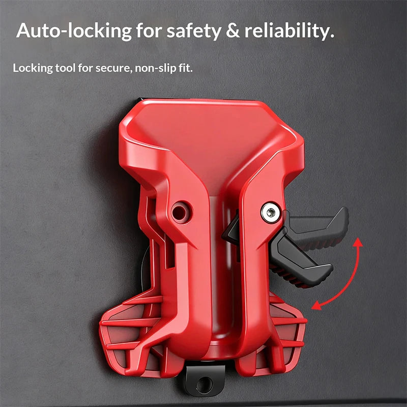 Self-locking Drill Holder Belt Clip Quick Release High-hardness Quick-hook Tool Holder Portable Tool Organizer