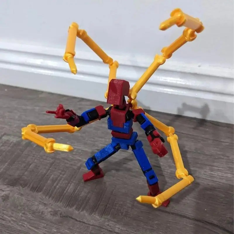 3D Movable Multi-Joint Robot Action Figure — Poseable Desktop Toy & Decor