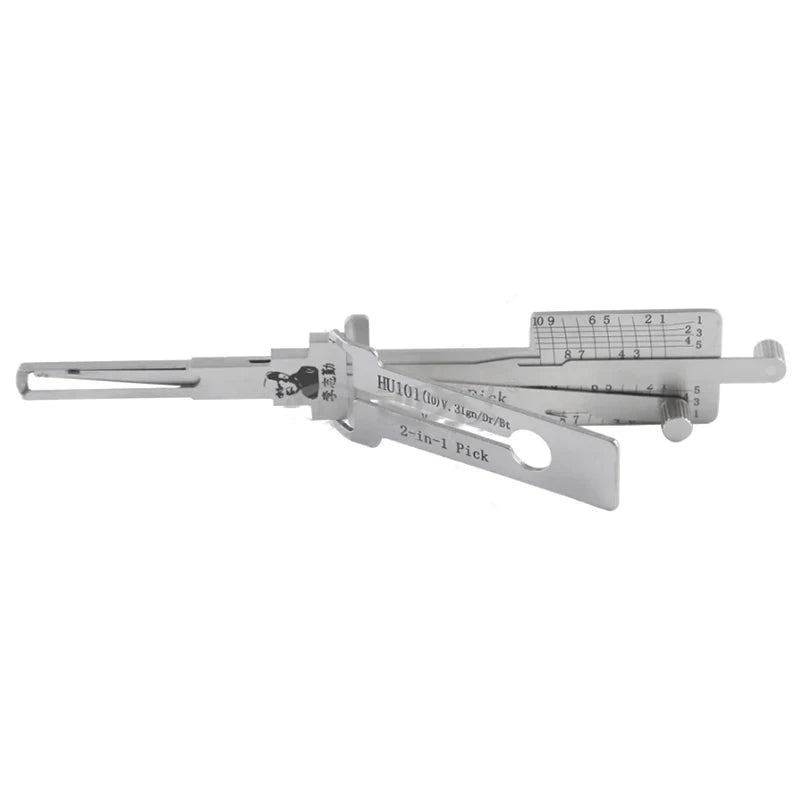 Original Lishi 2-in-1 HU66 HU100 HON66 HU100R HU92 HY22 TOY2 TOY48 HU101 HU162T-8 lishi Pick Tool  Door opening tool Stainless s