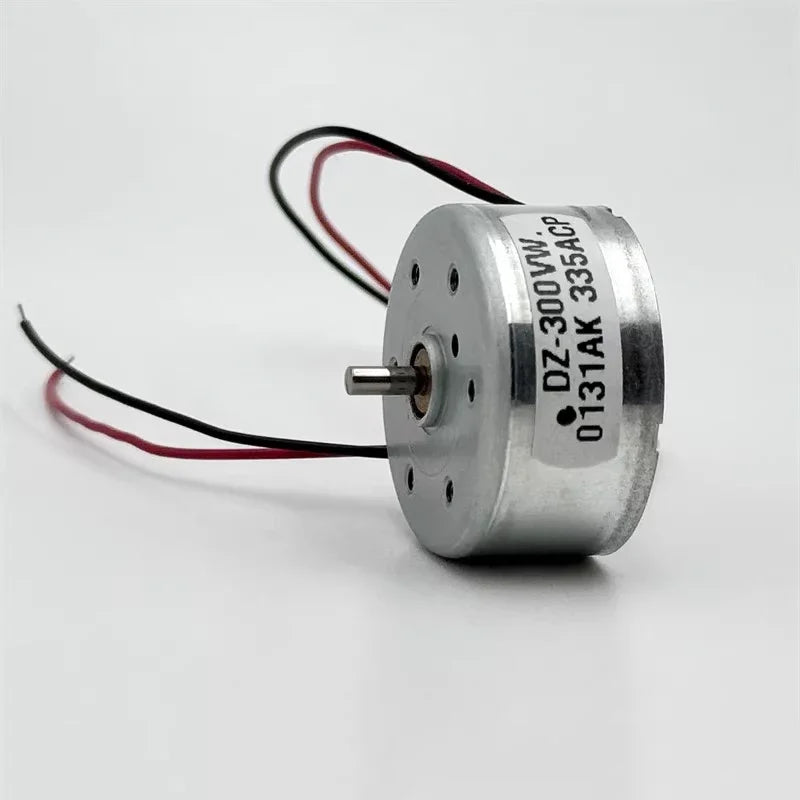 3V-6V 3.7V 5V 6V 7550RPM Micro DC Motor 24mm Round Spindle 2mm Shaft (RF-300) for DIY Toys/Solar Power Models/Fan Projects