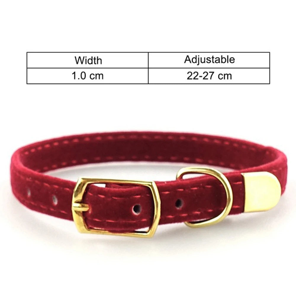 Cat Collar With Safety Cat Collars Adjustable Puppy Dog Collar For Small Dogs Kittens Solid Pet Collarhu Products Cat Necklace