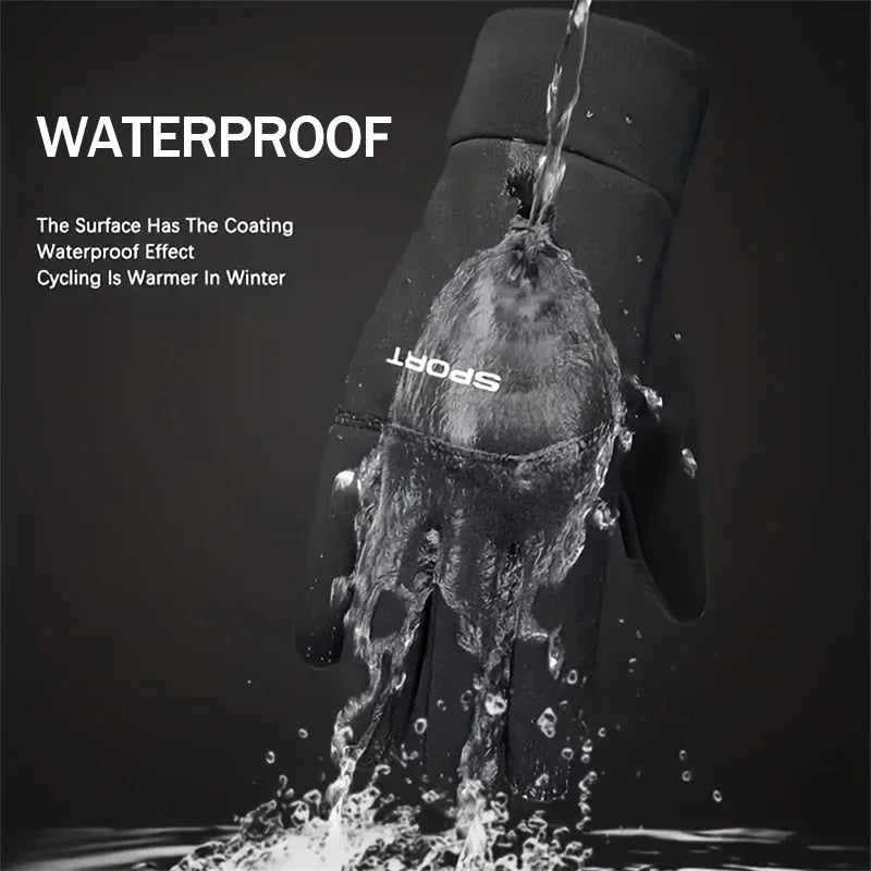 Touchscreen Winter Gloves, Windproof Running Gloves