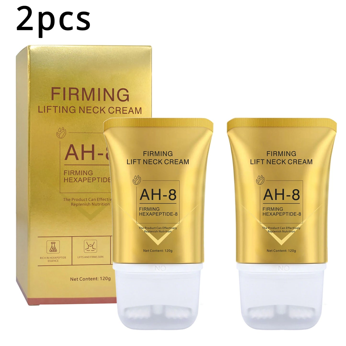 Firming Neck Cream with Massage Roller – Lift & Tighten Turkey Neck in 28 Days