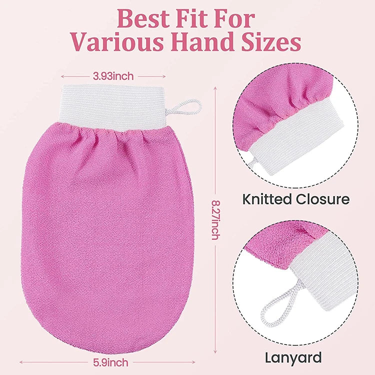Shower Exfoliating Gloves Gant Exfoliating Glove Scrub Bath Towel Northeast Peeling Mitten Dead Skin Scrubber Shower Gloves