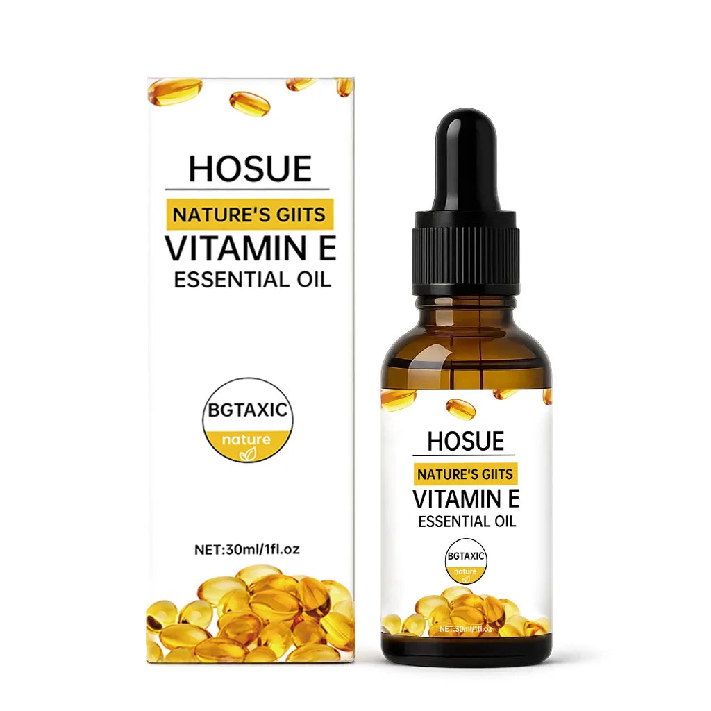 Vitamin E Essence Oil 30ml,Moisturizes Skincare And Soothing Barrier,Refreshing And Non-greasy,Fast-absorbing Essential Oil