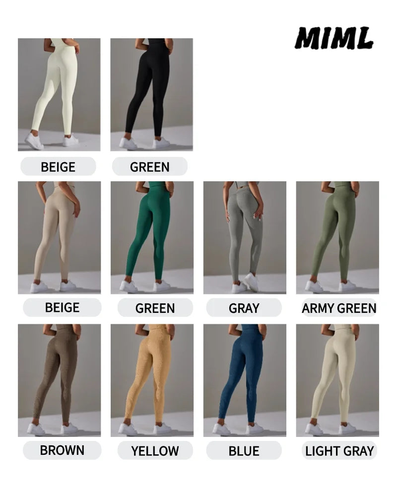 Women's High-Waist Gym Leggings — Squat-Proof Yoga Pants