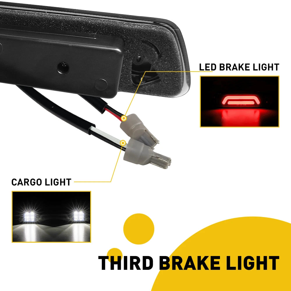 LED Smoked Third Brake / Cargo Light for Ford F-150 2009–2014