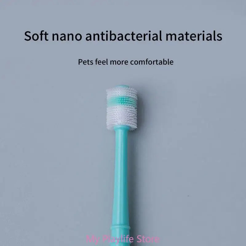 Small Silicone Pet Toothbrush - Soft Bristles for Dogs & Cats – photo 4